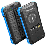 15W QC3.0 49800mAh Wireless Portable Solar Charger Power Bank