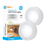 2-Pack GE Wireless Battery Operated LED Tap-Lights
