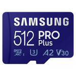 512GB Samsung PRO Plus U3 A2 V30 microSDXC Memory Card + Adapter