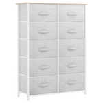 Yitahome 10-Drawer Fabric Dresser Storage Tower