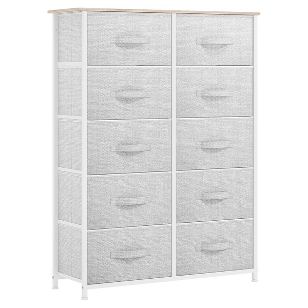 Yitahome 10-Drawer Fabric Dresser Storage Tower