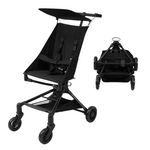 10.5 lbs Compact Foldable Baby Stroller W/ Lockable Rear Wheels