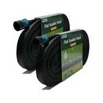 150ft Dual-layer Leak Free Flat Soaker Hose W/ Holes