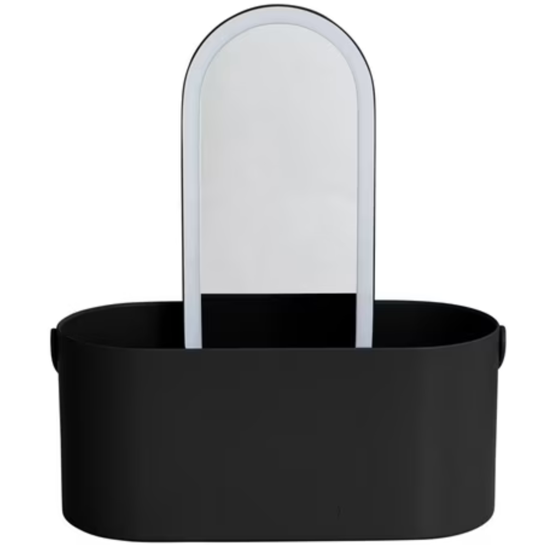 Thinkspace Beauty Storage Organizer with LED Mirror