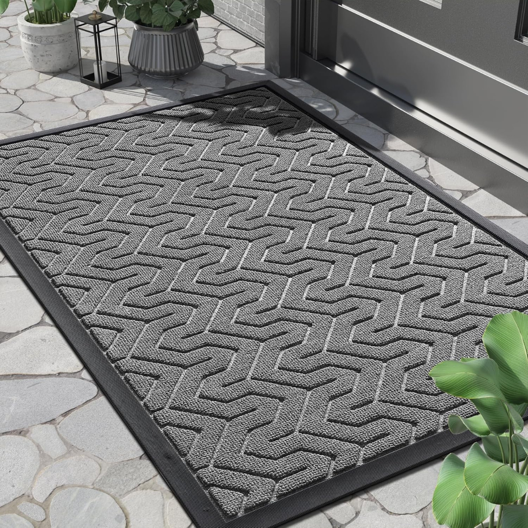 29.5" x 17" All-Season Outdoor Indoor Durable Doormat
