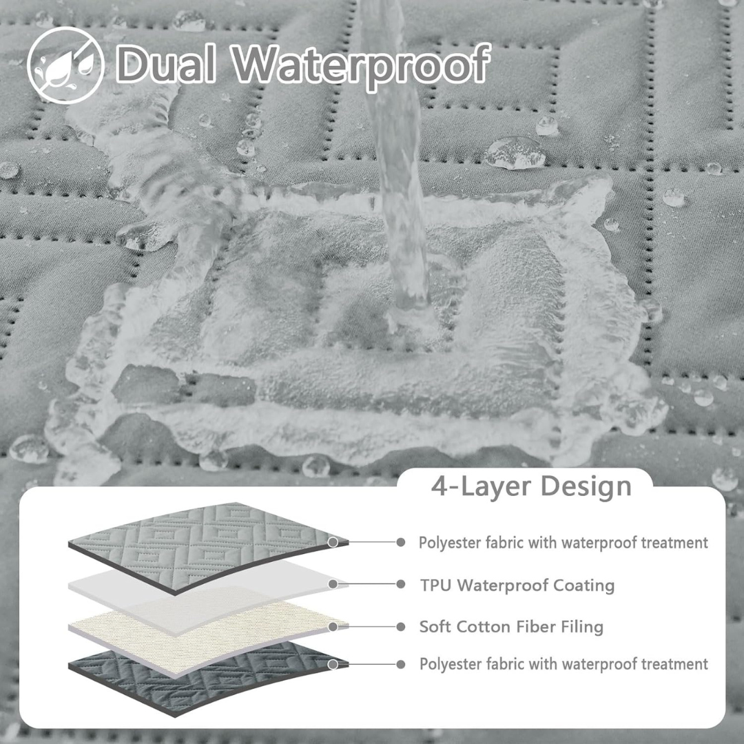 Waterproof 30" x 70" Soft Sofa Couch Cover Pet Blankets
