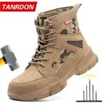 Tanrdon Men's Work Safety Tactical Shoes