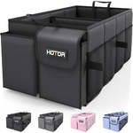 HOTOR Foldable Car Trunk Organizer with 2 Compartments