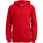 Nautica Boys Fleece Zip Up Hoodie Sweatshirt