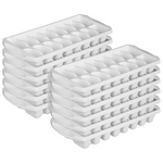 12-Pack Stacking Plastic BPA Free Ice Cube Tray