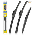 Set of 3 5 PLUS Silicone Wiper Blades (26''/22''/16'')