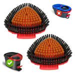2-Pack Fatmass Spin Mop Replacement Scrub Brush for O-Cedar EasyWring