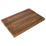 18" x 12" Thornwood Acacia Wood Cutting Board w/ Juice Grooves