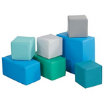 7-Piece ECR4Kids SoftZone Toddler Foam Building Blocks