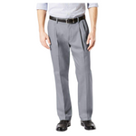 Dockers Men's Classic Fit Signature Lux Cotton Stretch Pants-Pleated