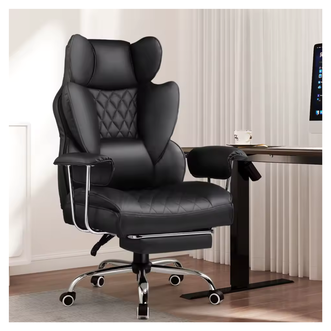 Comhoma Big And Tall Ergonomic Gaming Chair With Footrest