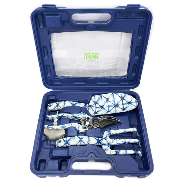 23-Piece Expert Gardener Shibori Gardening Tool Set With Carrying Case