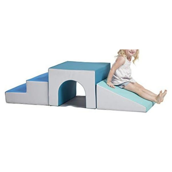 3-Piece ECR4Kids SoftZone Single Tunnel Climber