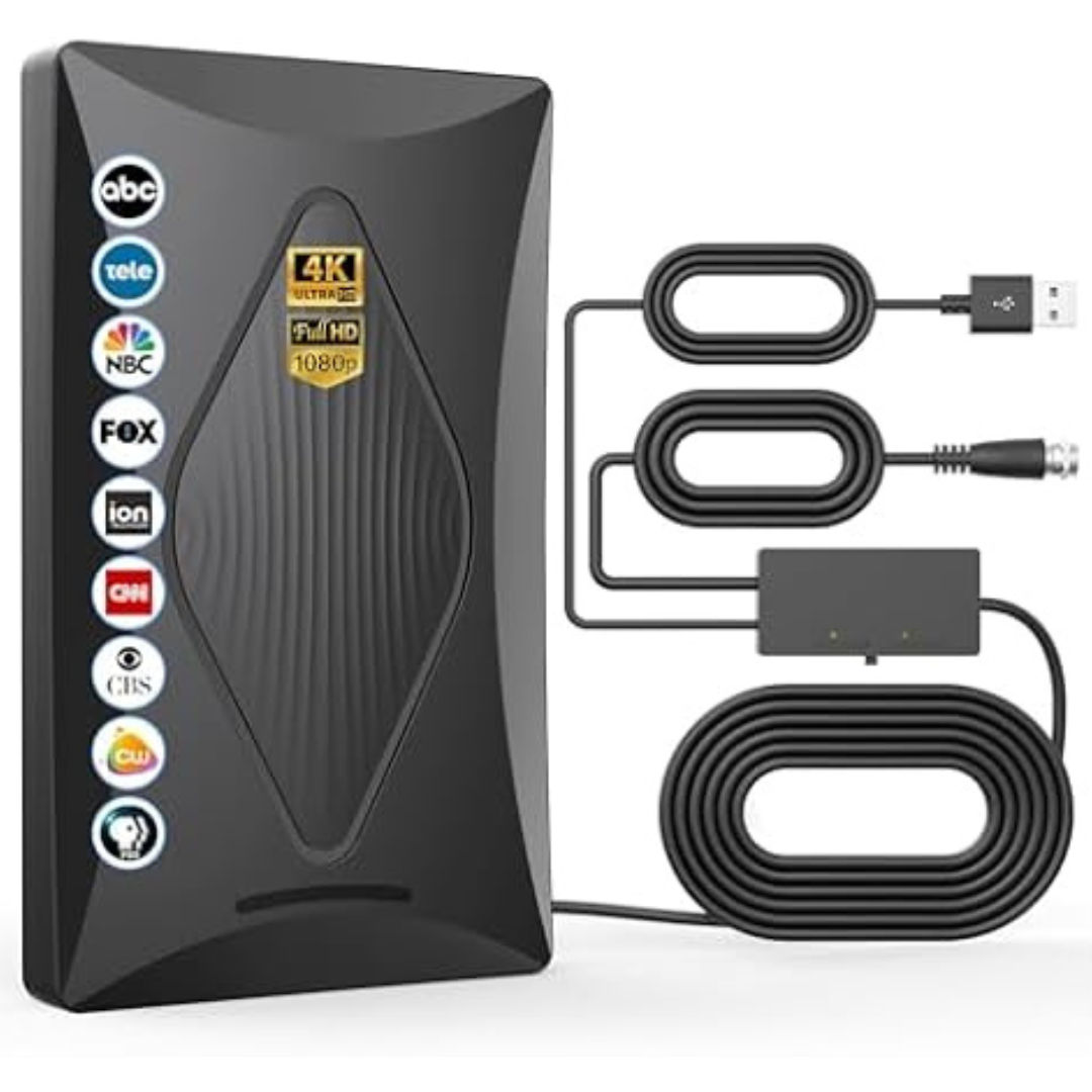 Oheotoo 1000+ Miles Long Range Digital TV Antenna W/Signal Booster