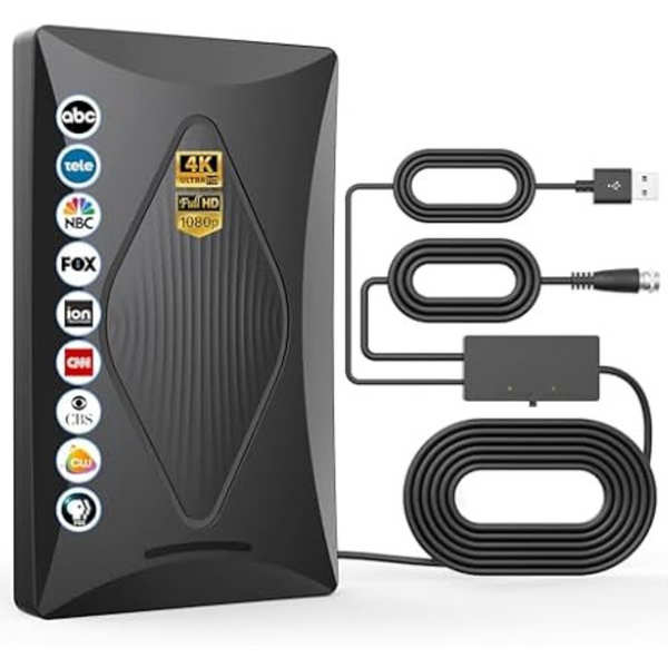 Oheotoo 1000+ Miles Long Range Digital TV Antenna W/Signal Booster