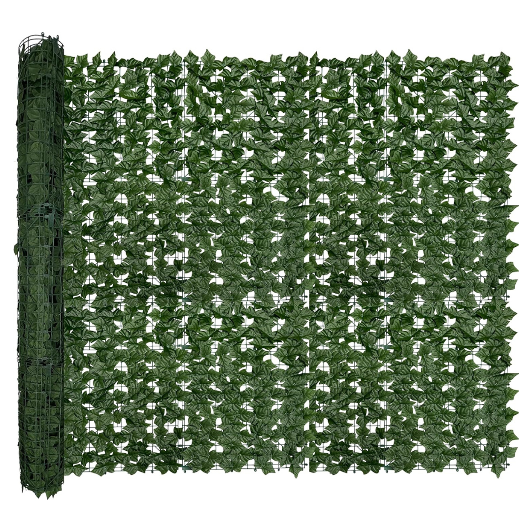 128" x 72" Artificial Ivy Privacy Fence Roll