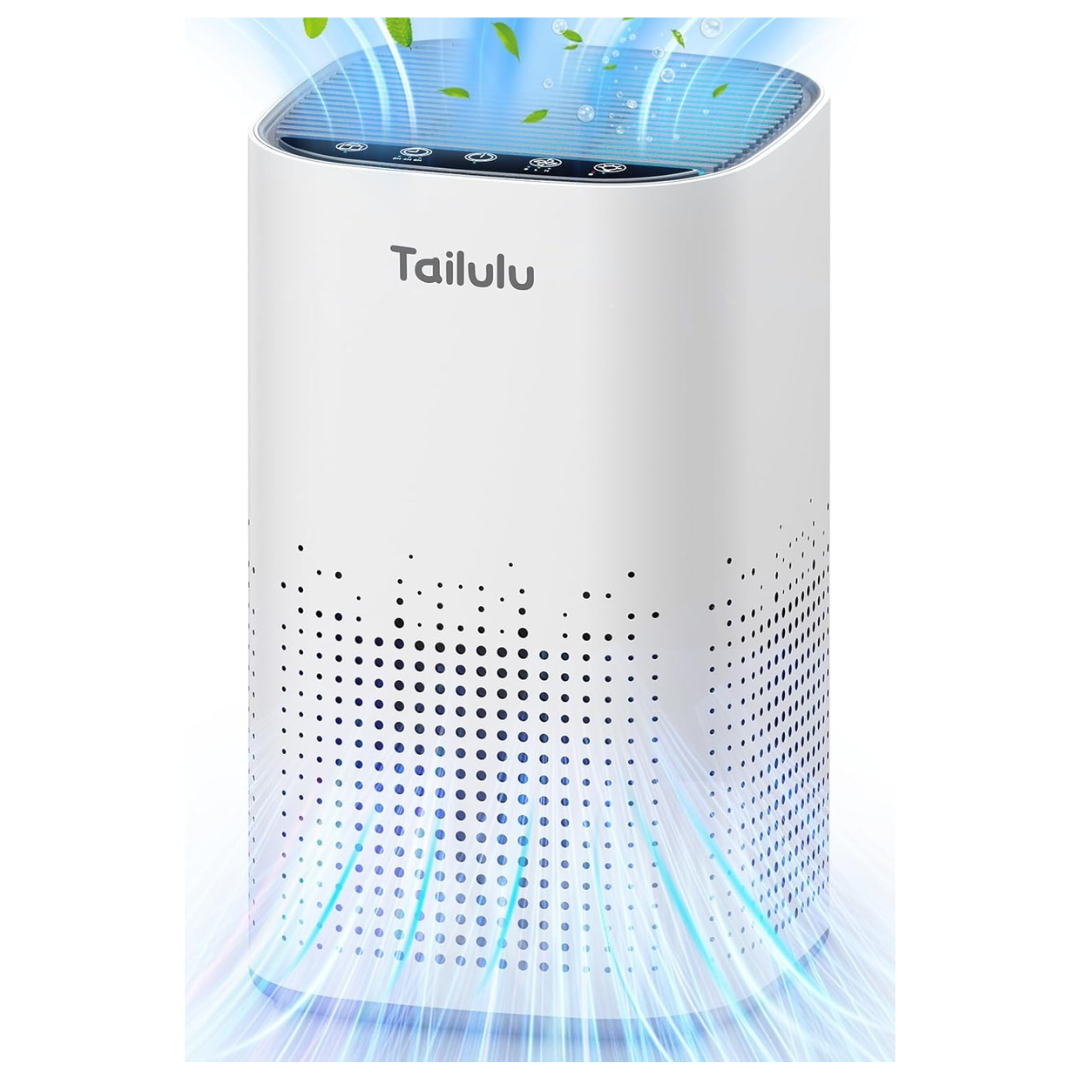 Tailulu AP100 H13 True HEPA Air Purifier For Large Room Up To 1500 sq ft