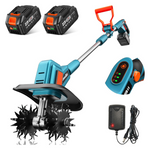 300 RPM Rototiller Cordless Electric Tiller With 8000mAh Battery