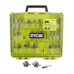 24-Piece RYOBI Router Bit Set