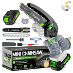 Ceepuy 6'' Portable Cordless Electric Mini Chainsaw
