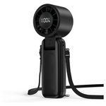 4-in-1 Portable 9000RPM High-Speed 180 Deg Foldable Handheld Fan