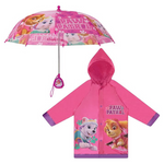 Nickelodeon Umbrella and Poncho Raincoat Set, Paw Patrol