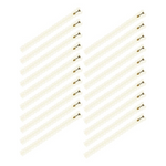 40-Pack 20" Fancy Novelty Exposed Decorative Lace Zippers