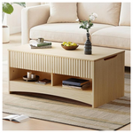 Marsail Lift Top Coffee Table With Open & Hidden Storage