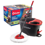 O-Cedar EasyWring Microfiber Spin Mop And Bucket
