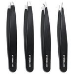 4-Piece Utopia Women's Professional Precision Tweezers Set