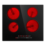 Euhomy 24" Electric 4 Burners 6000W Cooktop