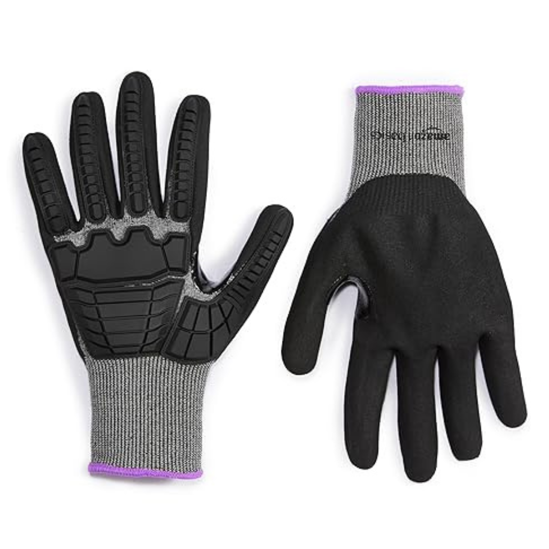 100-Pairs Amazon Basics Impact Protection Gloves