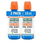 2-Count 16oz TheraBreath Fresh Breath Mouthwash (Icy Mint/Mild Mint)