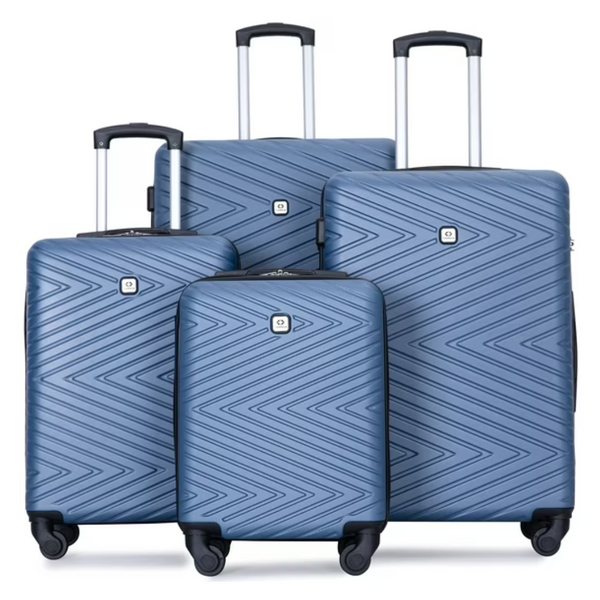 4-Piece Travelhouse Hardshell Luggage Set (various)