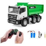 VEVOR 9-Channel 1:18 Scale RC Dump Truck Kids Toy With Lights