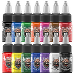 14 Color Hawink Tattoo Ink Set 1/2 oz (15ml)