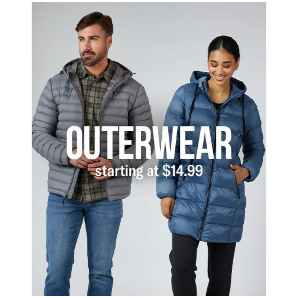 Outerwear Starting $14.99 At 32 Degrees