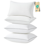 Set Of 4 Jollyvogue Standard Size Bed Pillows