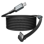 60W 10ft USB-C To USB-C Nylon Braided Fast Charging Cable