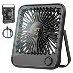 Rechargeable Portable 100 Wind Speeds USB Desk Fan