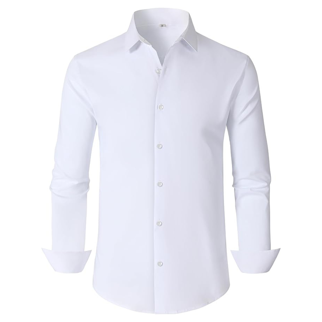 Men's Long Sleeve Wrinkle Free Button Down Shirt