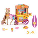 Wild Manes Horse Toys Baileys Surf & Snacks Cart Playset