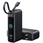 10000mAh INIU 3-in-1 30W Power Bank W/ Built-in USB-C Cable & Plug