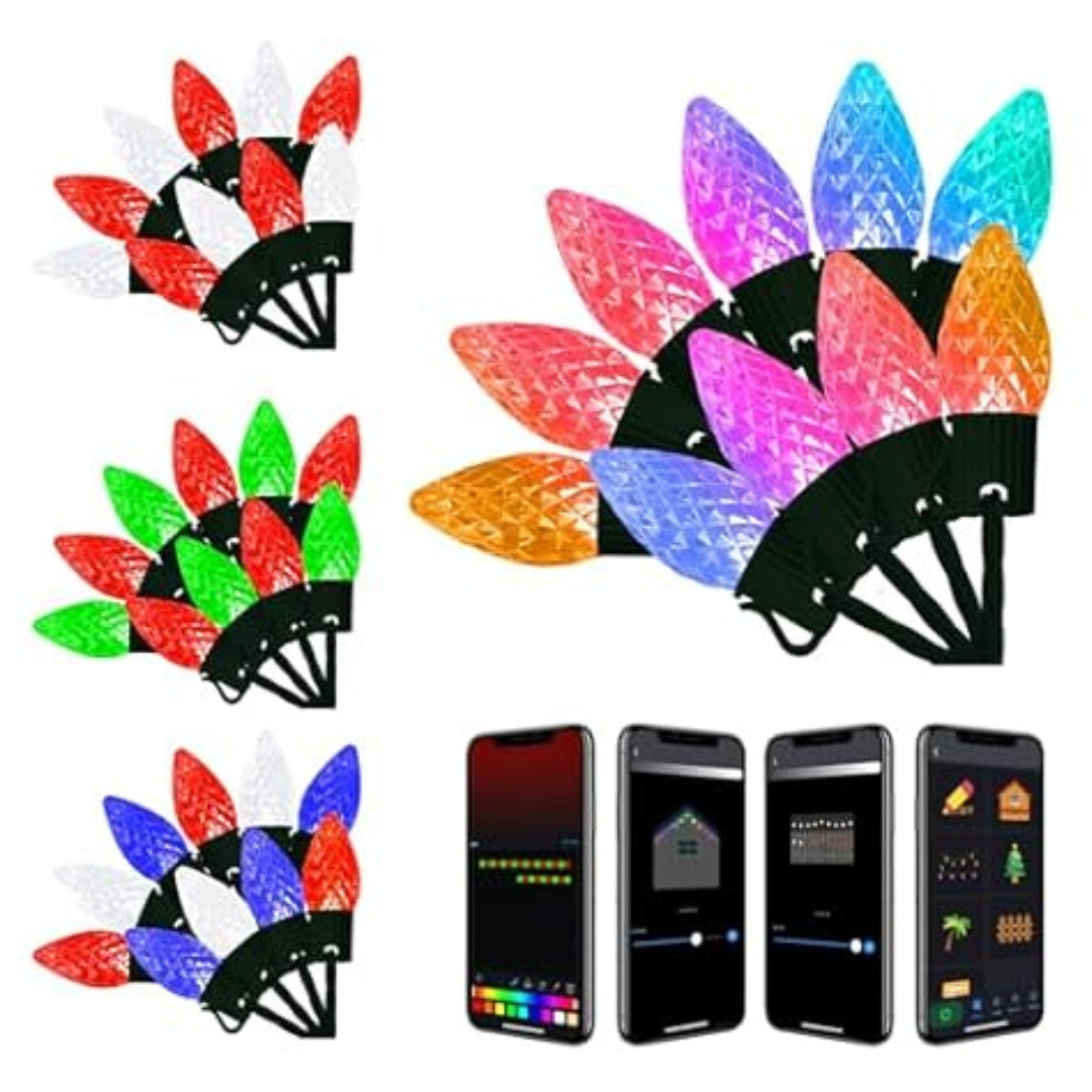 3-Pack Probro Smart C9 134ft 150LED RGB Lights