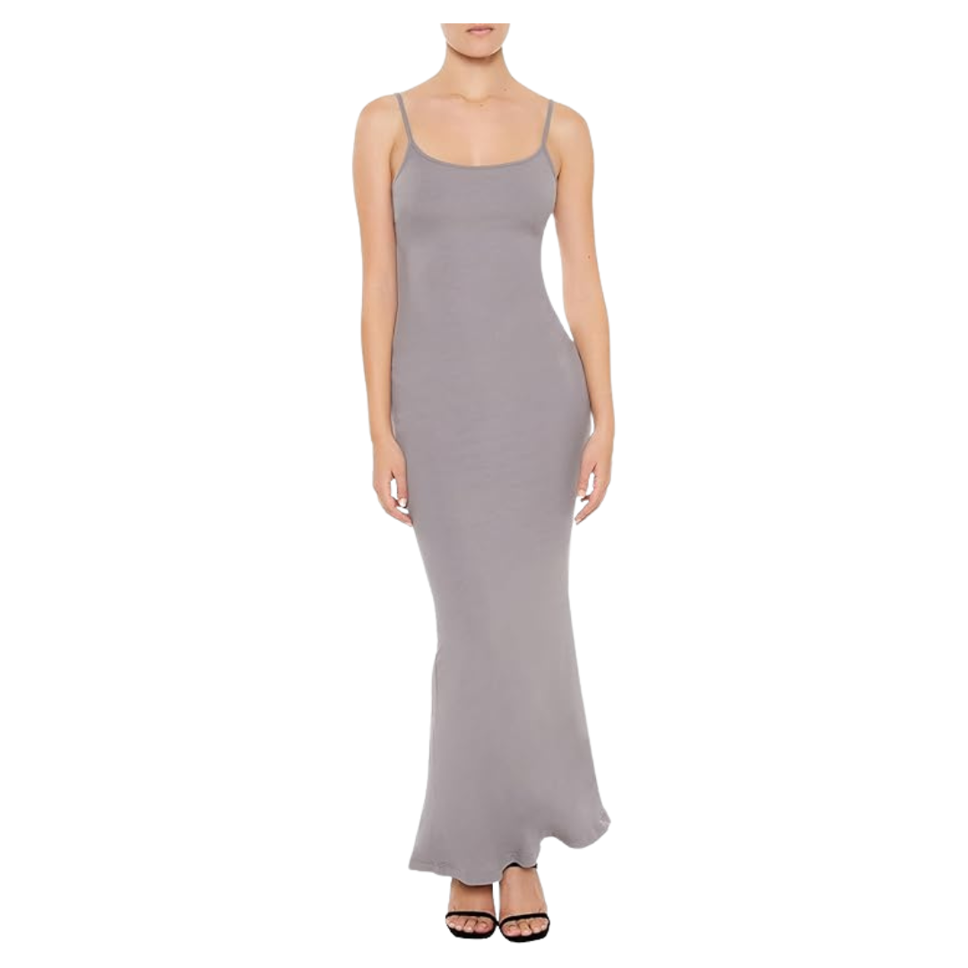 Women's Rib-Knit Cami Maxi Dress